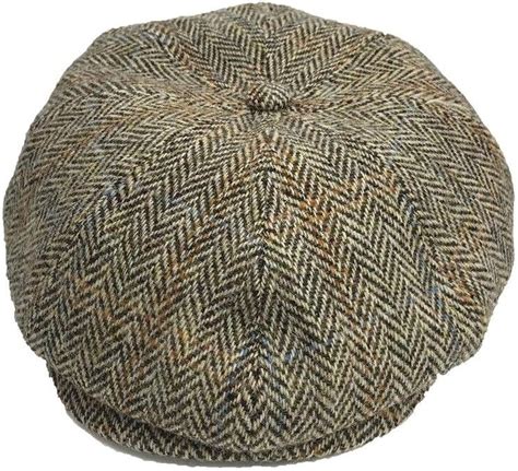 Harris Tweed Herren Schirmmütze Beige Schwarz Gr. 57, Schwarz : Amazon ...