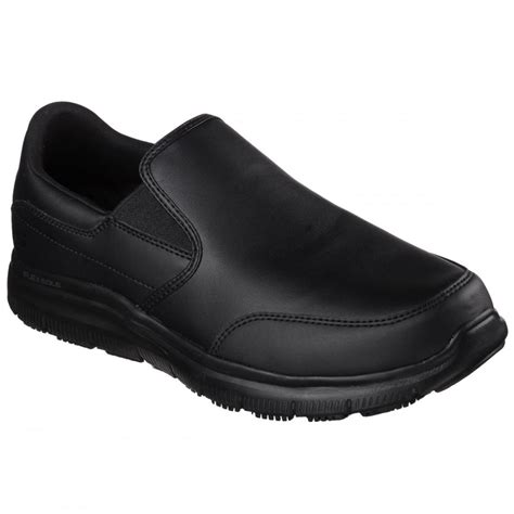 Skechers Safety Shoes Flex Advantage SR SK77071 - Bronwood Mens Slip on ...