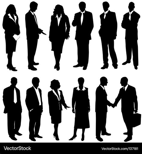 Business people Royalty Free Vector Image - VectorStock