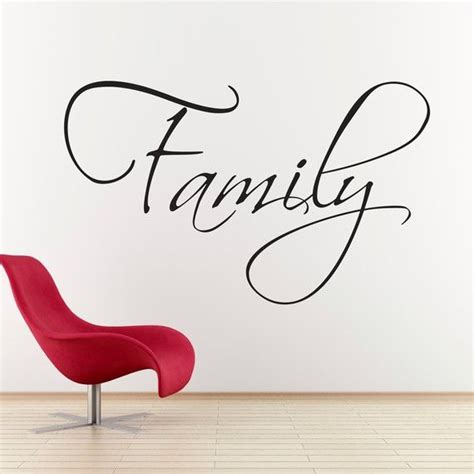 Family Wall Decal Family Wall Sticker Living Room Decal | Etsy | Family wall decals, Vinyl wall ...