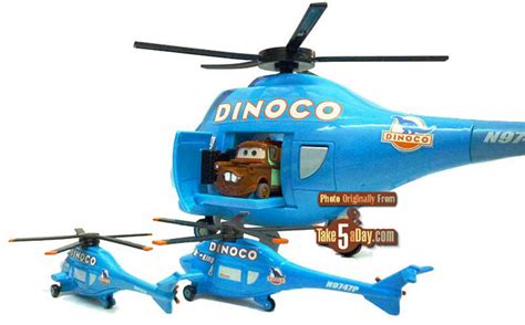 Take Five a Day » Blog Archive » Mattel Disney Pixar CARS: Dinoco Helicopter “Returns” Review