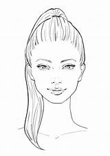 Makeup coloring Pages  90 Coloring For Girls sketch template