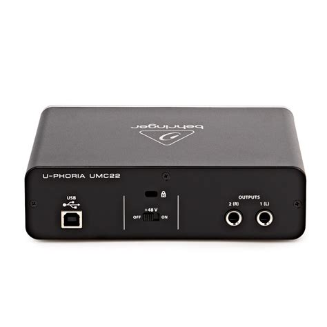 Behringer U-Phoria UMC22 USB Audio Interface at Gear4music