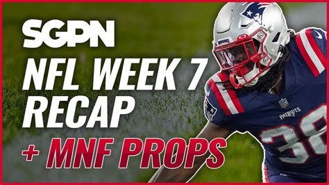 Monday Night Football Prop Bets - NFL Predictions 10/24/22 - NFL Player Props - NFL Recap Week 7 ...