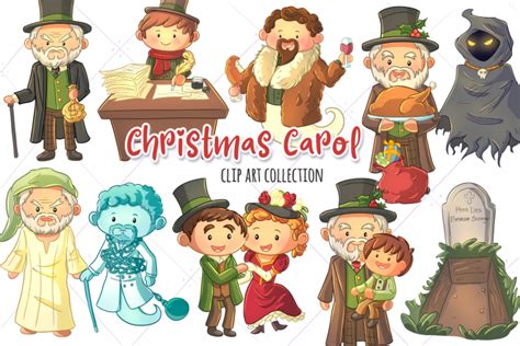 A Christmas Carol Clip Art Collection