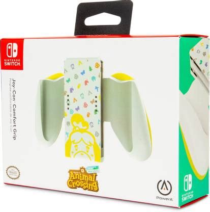 PowerA Officially Licensed Nintendo Switch Joy-Con Comfort Grip, Animal Crossing, USB Gamepad ...