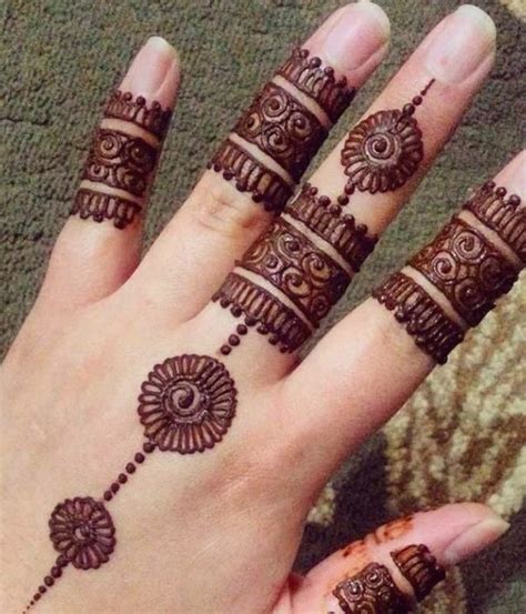 Sparkle Finger Arabic Mehndi Designs - Finger Arabic Mehndi Designs - Arabic Mehndi - Crayon