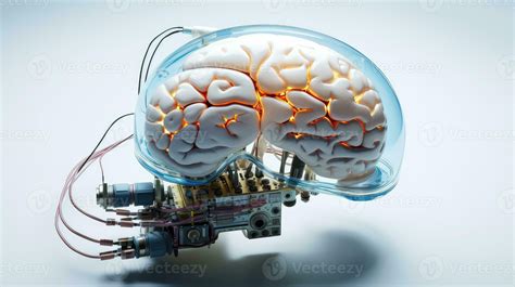 computer artificial brain implant ai generated 32457983 Stock Photo at ...