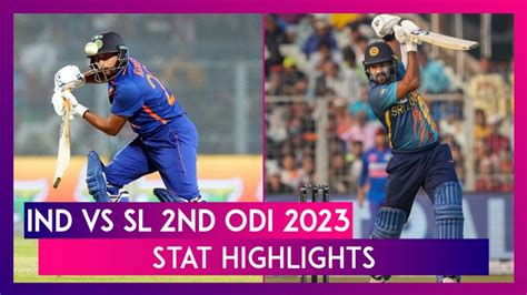 IND vs SL 2nd ODI 2023 Stat Highlights: All-Round India Clinch Series ...