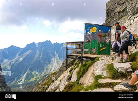 Vysoke Tatry, Slovakia - July 2023: Hiking in High Tatras Mountains ...