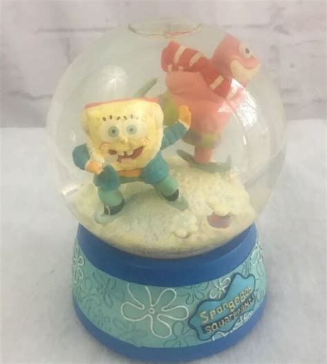 Spongebob And Patrick Snowing Musical Snowglobe “Let It Snow” | eBay