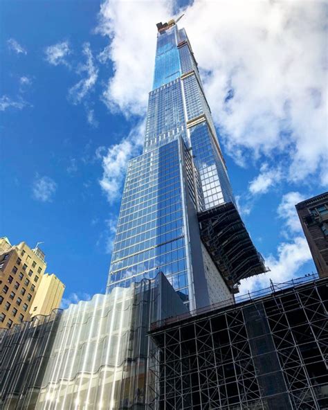 Central Park Tower's Glass Curtain Wall Nears Completion in Midtown ...