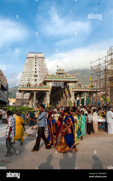 Arulmigu Arunachaleswarar Annamalaiyar Annamalai Temple during ...