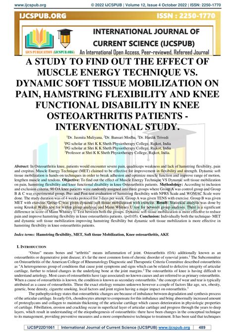 (PDF) A STUDY TO FIND OUT THE EFFECT OF MUSCLE ENERGY TECHNIQUE VS. DYNAMIC SOFT TISSUE ...