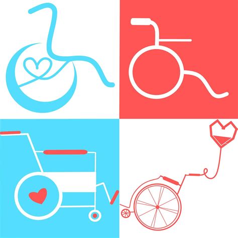 Set of Wheelchair. Vector wheelchair icon. Attractive and Beautifully or Faithfully Designed ...