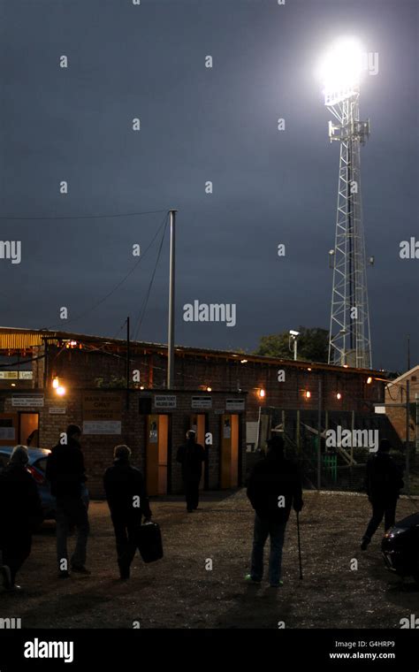 Cambridge United v Ebbsfleet United - R Costings Abbey Stadium Stock Photo - Alamy