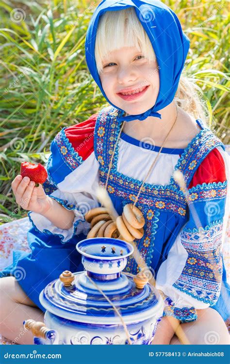 Russian kids stock image. Image of culture, caucasian - 57758413