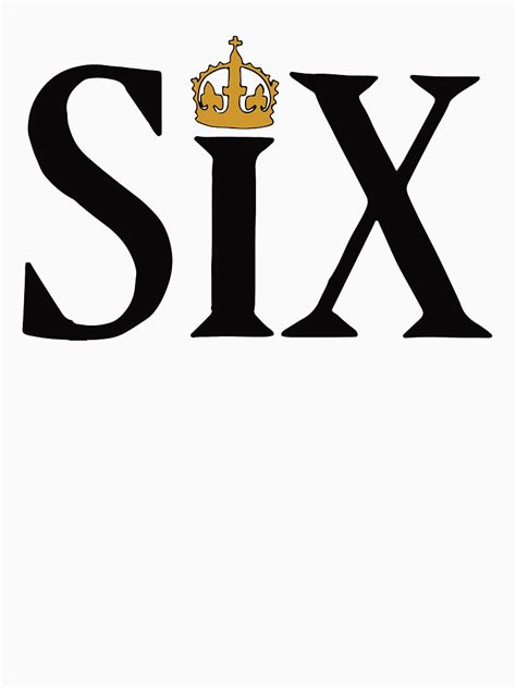 "SIX the Musical: Hand drawn logo" T-shirt by broadway-island | Redbubble