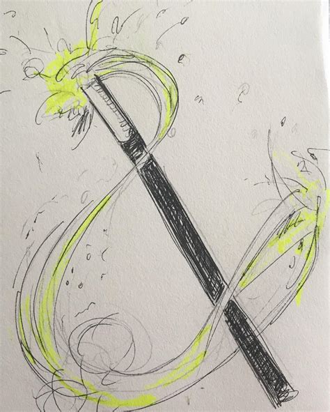 Magic Wand Sketch at PaintingValley.com | Explore collection of Magic Wand Sketch