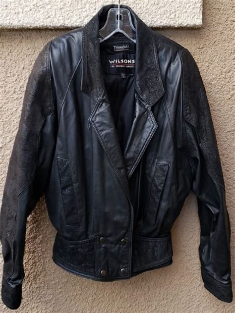 Vintage 80’s Wilsons Biker Leather Jacket