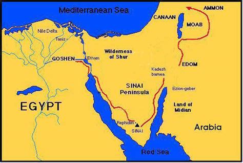 The location of Mount Sinai (Exodus 19) | larshaukeland