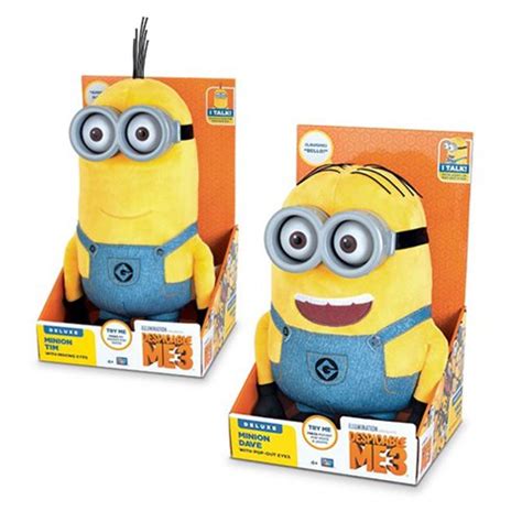 Despicable Me 3 Minion Tim and Dave Plush Case