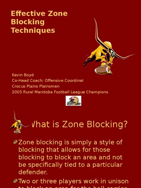 Effective Zone Blocking Techniques | PDF | Team Sports | Gridiron Football