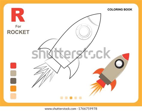 Preschool Educational Kids Painting App Game Stock Vector (Royalty Free ...