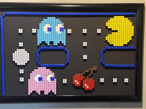 Pac Man Pixel Art - Etsy