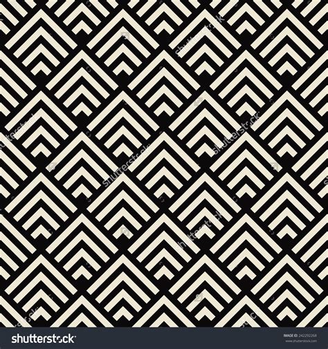 Art Deco Black And White Texture. Seamless Geometric Pattern ... | Nice Designey Things ...