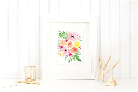 Pretty Floral Art Prints – Mospens Studio