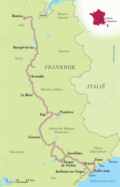 Camperroute Frankrijk - Route Napoléon