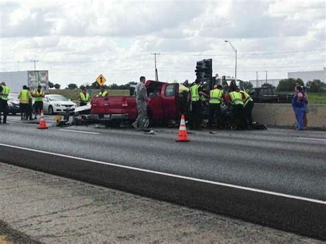 Man killed in chain-reaction crash on I-35 in Schertz was 24