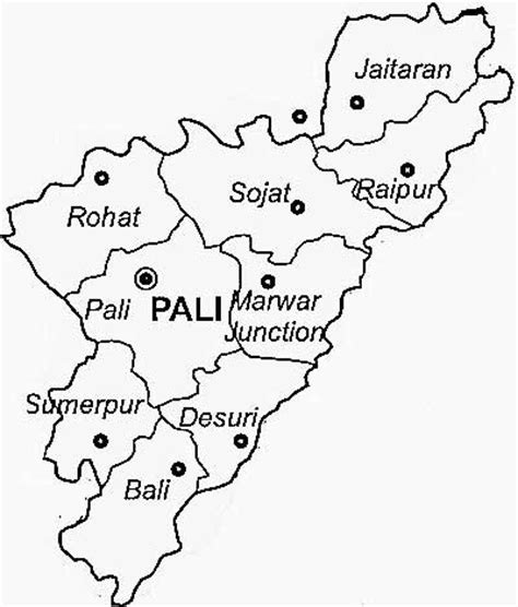 Pali District Guide Map Rajasthan- Pali District Tourism Information ...