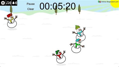 10 Minute Snowman Race Timer - YouTube