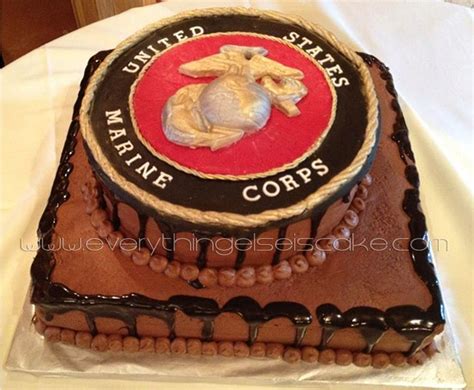 Marine wedding cakes, Birthday cake, Grooms cake