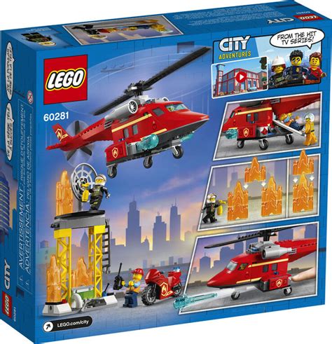 Lego City: Fire Rescue Helicopter. - Toy Sense