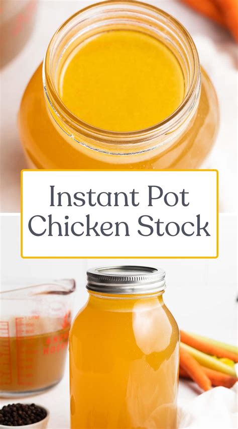 Instant Pot Chicken Stock - 40 Aprons