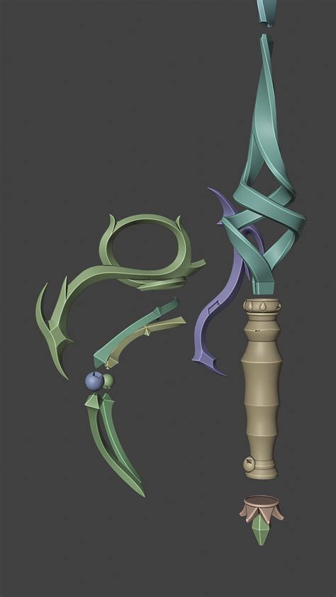 3D file Fantasy Infernal Rapier Baldurs Gate 3 💇・3D printable model to download・Cults