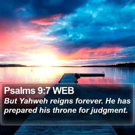 Psalms 9:7 WEB Scriptures Images