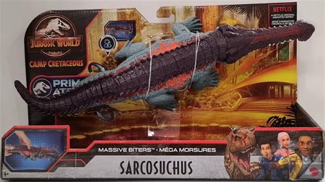 Sarcosuchus Jurassic World Camp Cretaceous in doos | Old School Toys