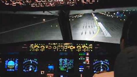 Airbus A320 Cockpit Takeoff