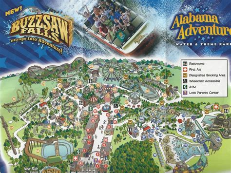 Alabama Adventure - 2011 Park Map