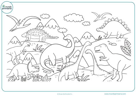 Dibujos De Dinosaurios Para Niños Para Colorear - Niños Relacionados