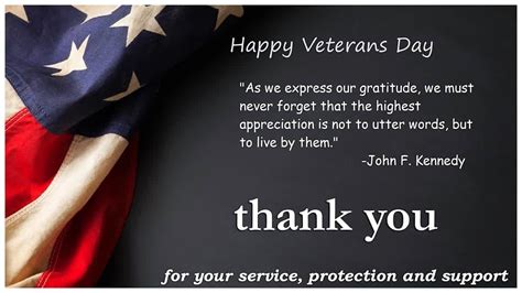 Thank You to Our Veterans