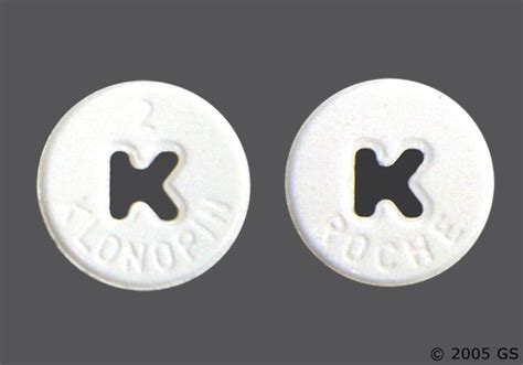 Klonopin Oral Tablet 2Mg Drug Medication Dosage Information