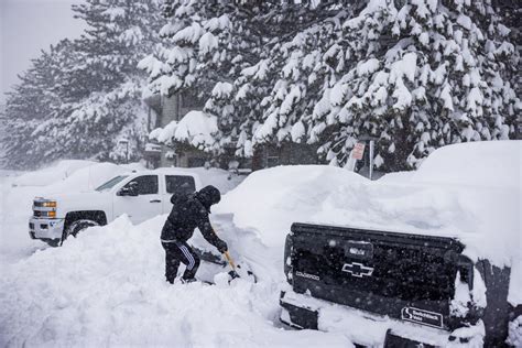 Janu-buried! California ski resorts have received more than 300 inches of snow so far this ...