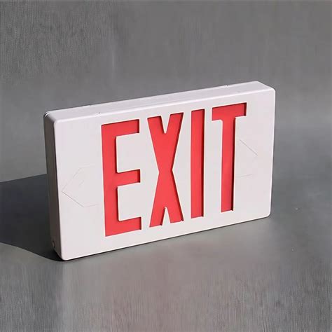 Red Fire Exit Illuminated Sign at best price in Mumbai | ID: 18106032030