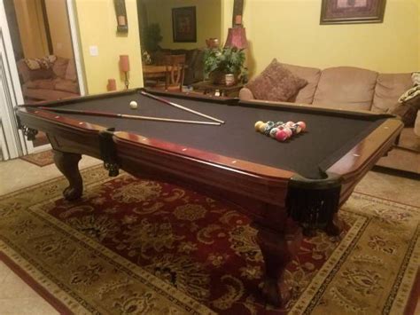 SOLO® - Lutz - Pool Table 8 Foot Craftmaster-32