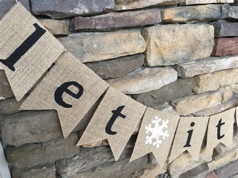 Let It Snow banner Winter banner Christmas banner Winter | Etsy